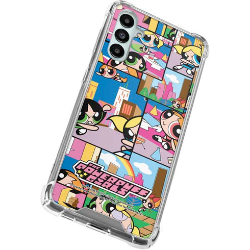 Cartoon Network Powerpuff Girls Patches Galaxy A15 5G Clear Case
